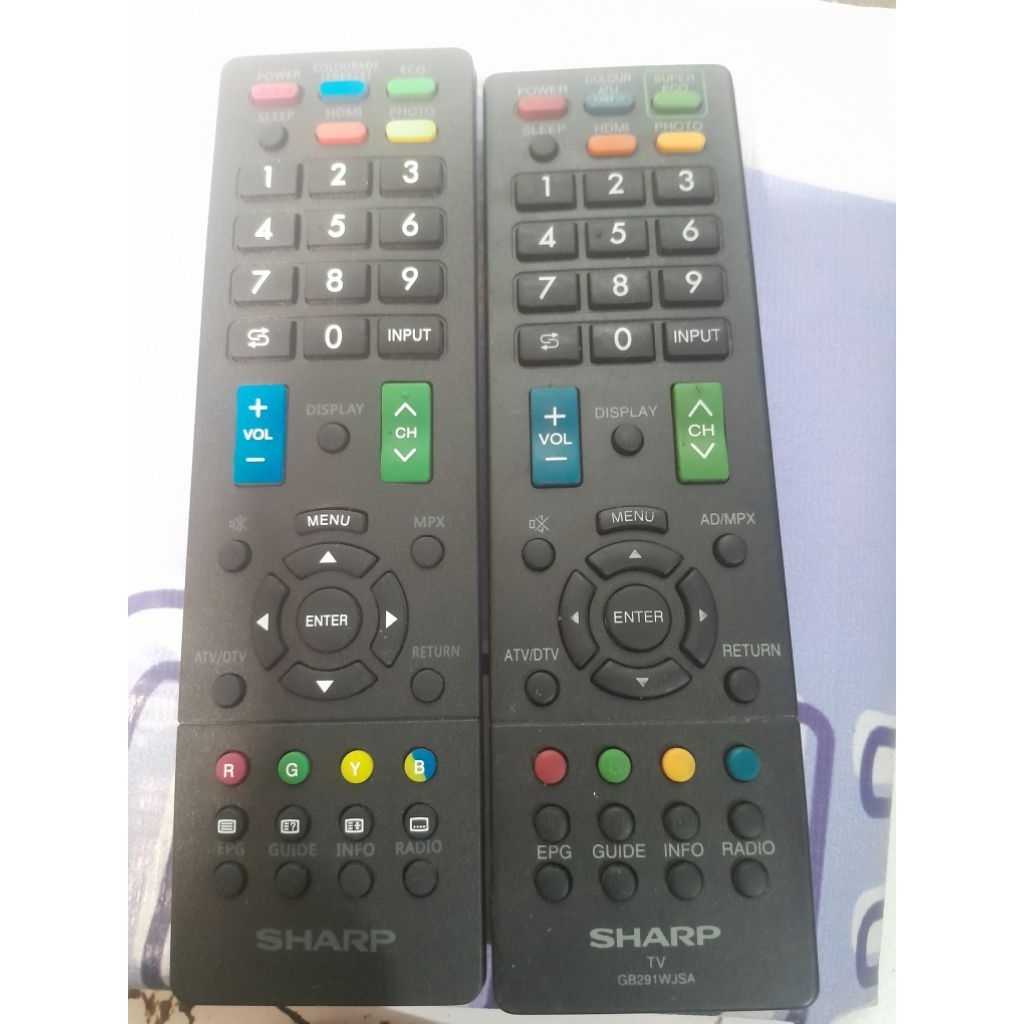 remote TV LED Sharp AQUOS
