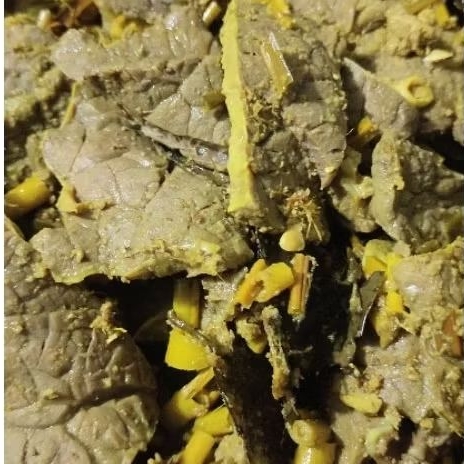 paru ungkep/paru sapi