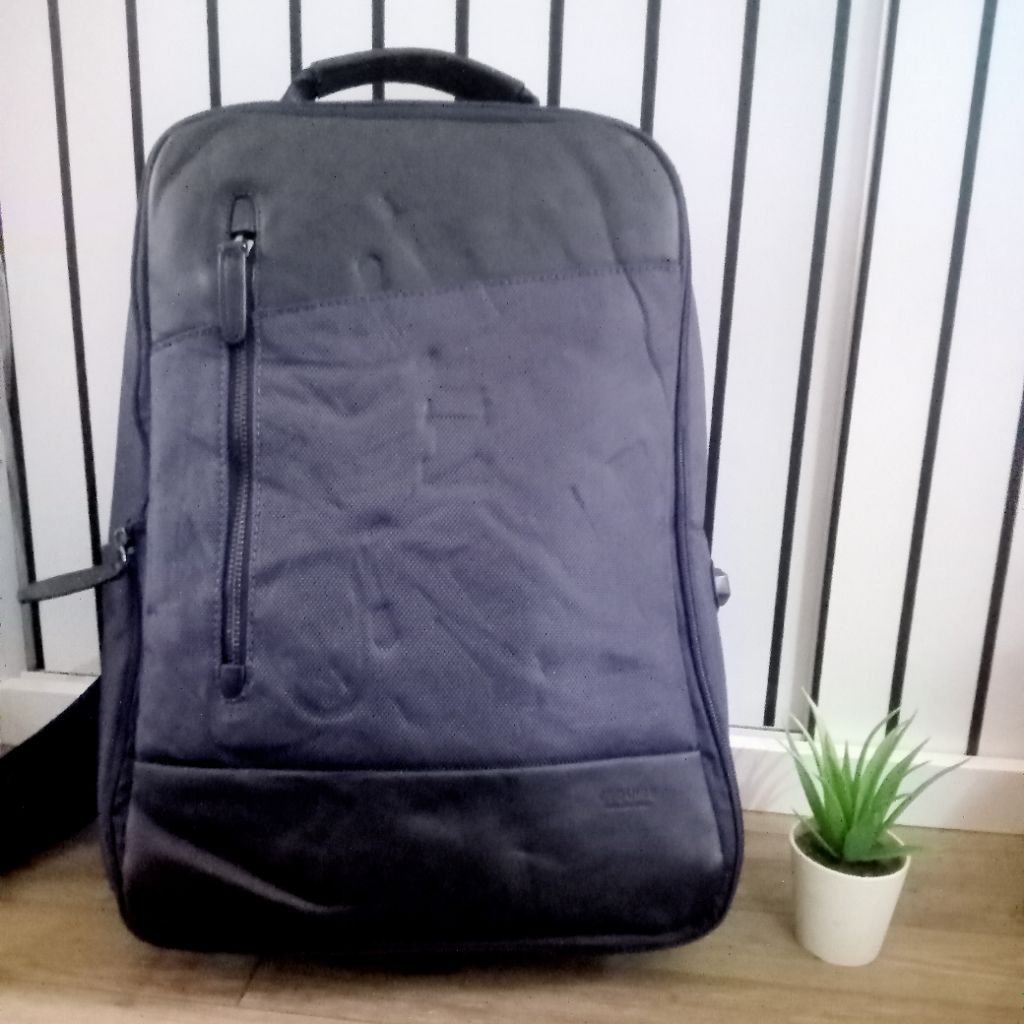 Tas PL Ransel nilon tebal esquire navy minus tekanan