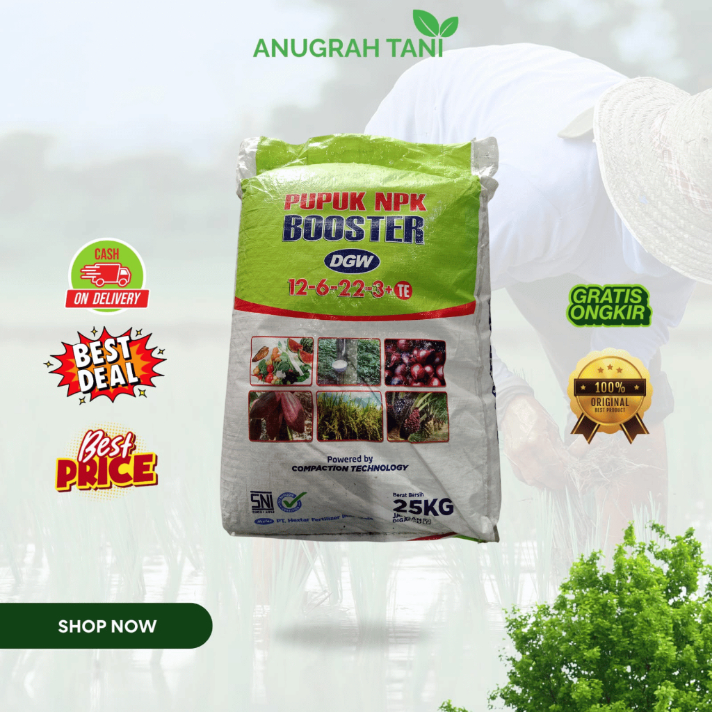 DGW BOOSTER 25KG mampu merangsang pembungaan dan pembuahan tanaman