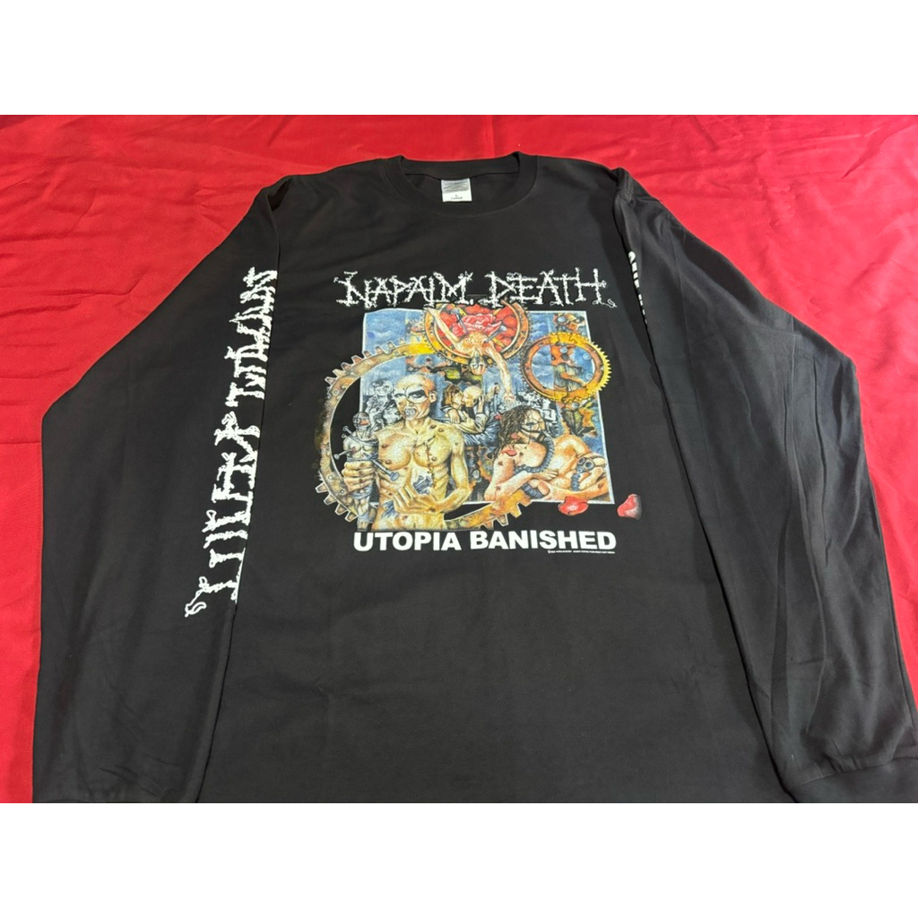 NAPALM DEATH Utopia banished - LONG SLEEVE ORIGINAL released By Undying music
