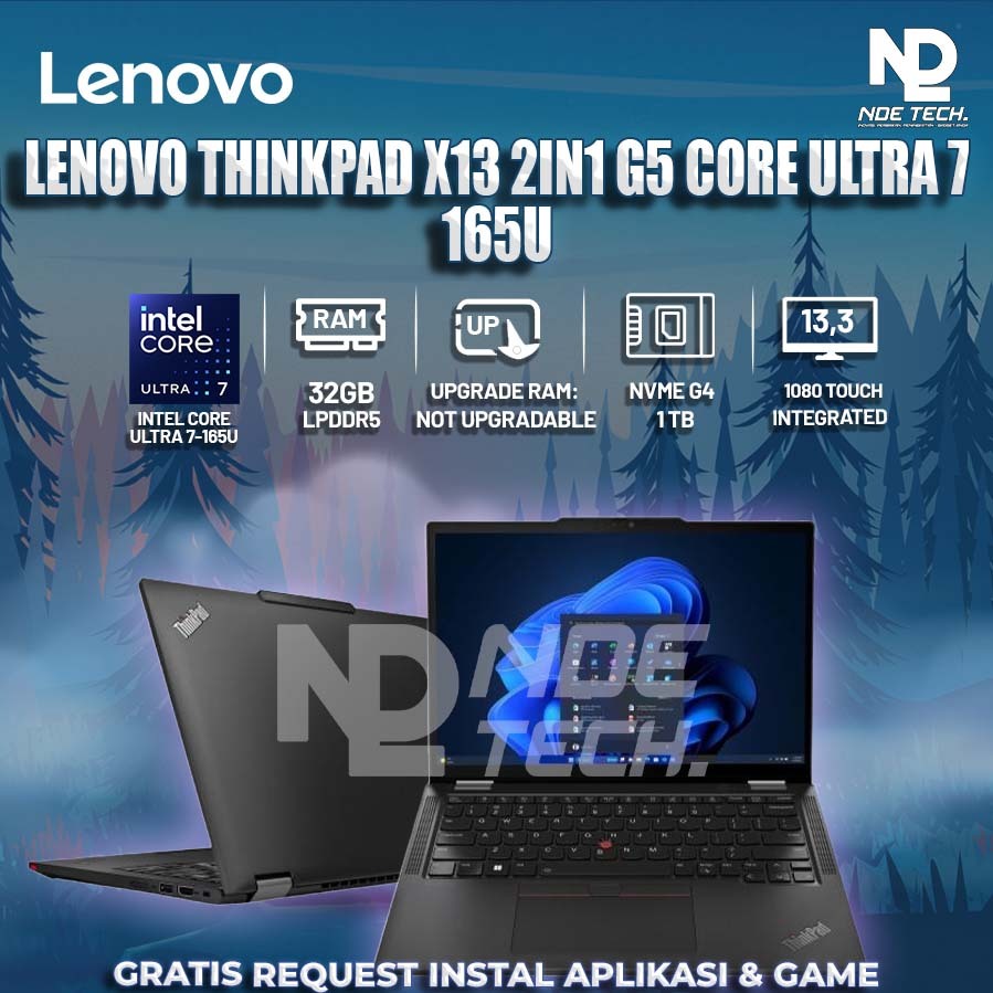 LENOVO THINKPAD X13 2IN1 G5 CORE ULTRA 7 165U