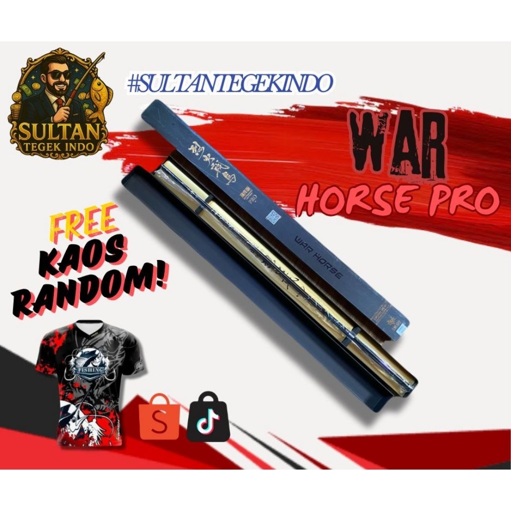 Joran Tegek Import WAR HORSE PRO  6H 450 / Pancing WAR HORSE PRO 6H 450 Tegek Warhorse Import PRO La
