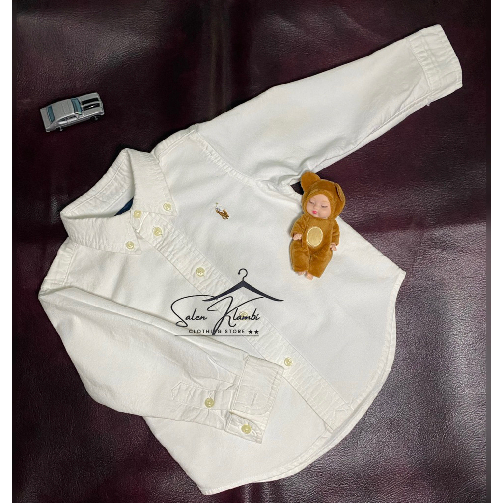 kemeja anak Ralph Lauren  RL putih