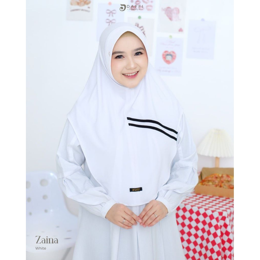 Daffi Hijab Zaina Series Hijab Jersey Dewasa Pet Antem