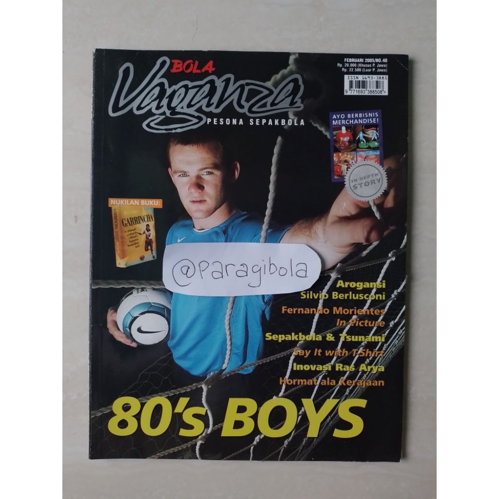 MAJALAH BOLA VAGANZA EDISI FEBRUARI 2005