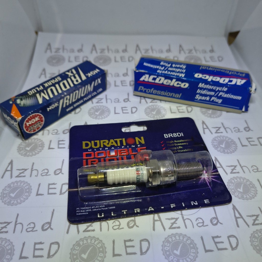 Busi Iridium Racing CR8EIX NGK Duration Motor Vixion Ninja 250 Fi dan Ninja Mono GSX S R Satria Fu K