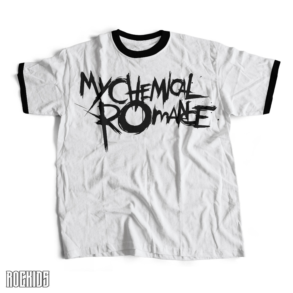 my chemical romance - ringer tee - kaos dewasa dan anak my chemical romance - kaos my chemical roman
