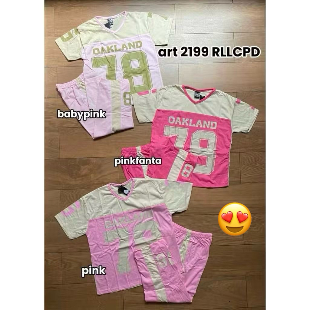 SETELAN BAJU ANAK BAJU PENDEK CELANA PANJANG MERK WE3