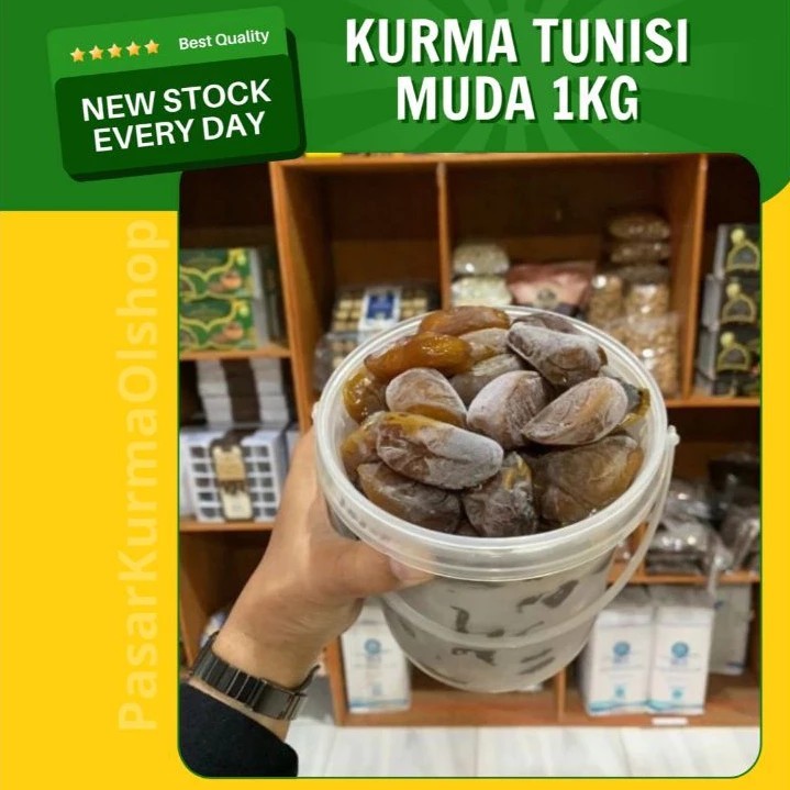 Kurma Tunisia Muda 1 Kg / Kurma Muda