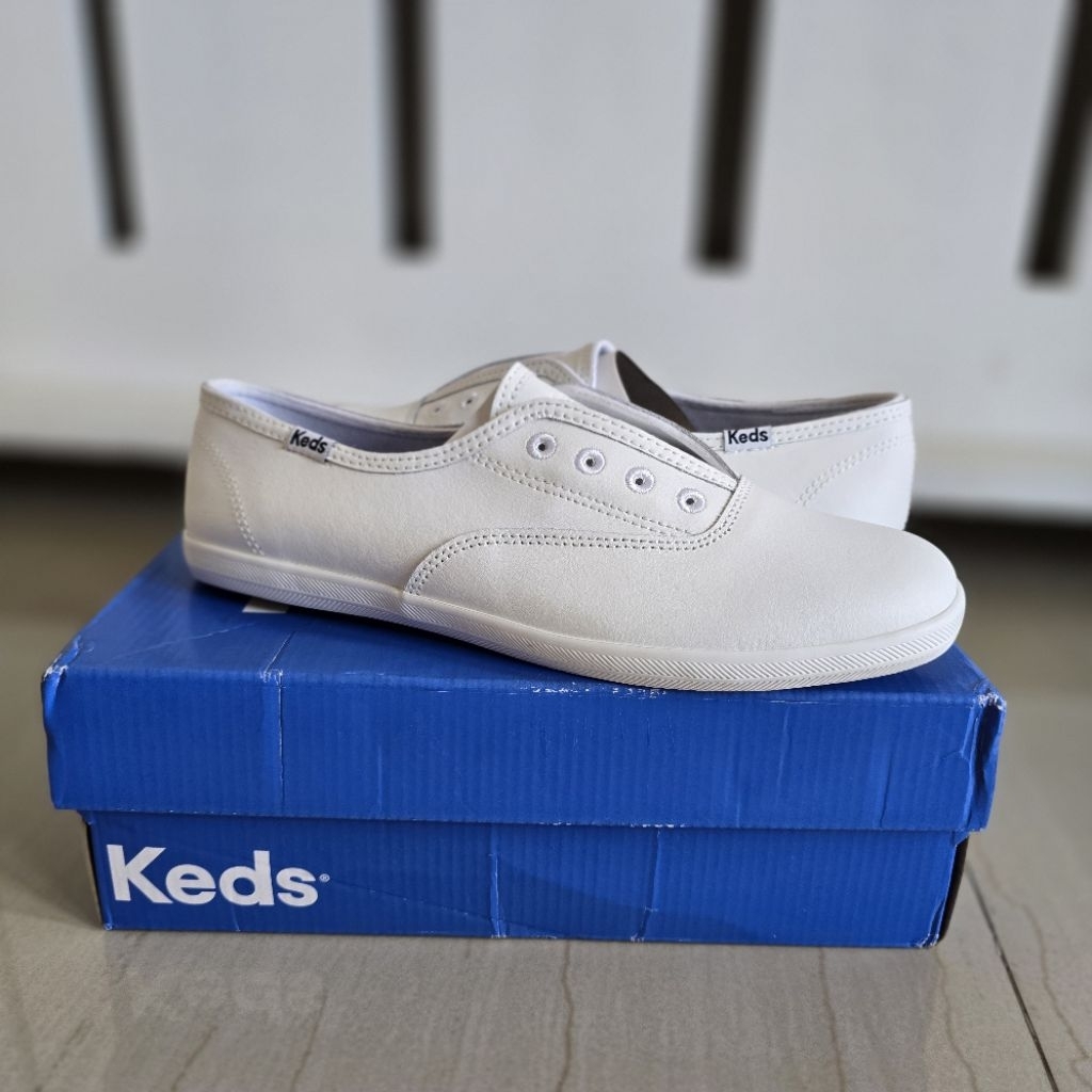 Brand New Sepatu Wanita Keds Women Chillax Washable Leather Size 39
