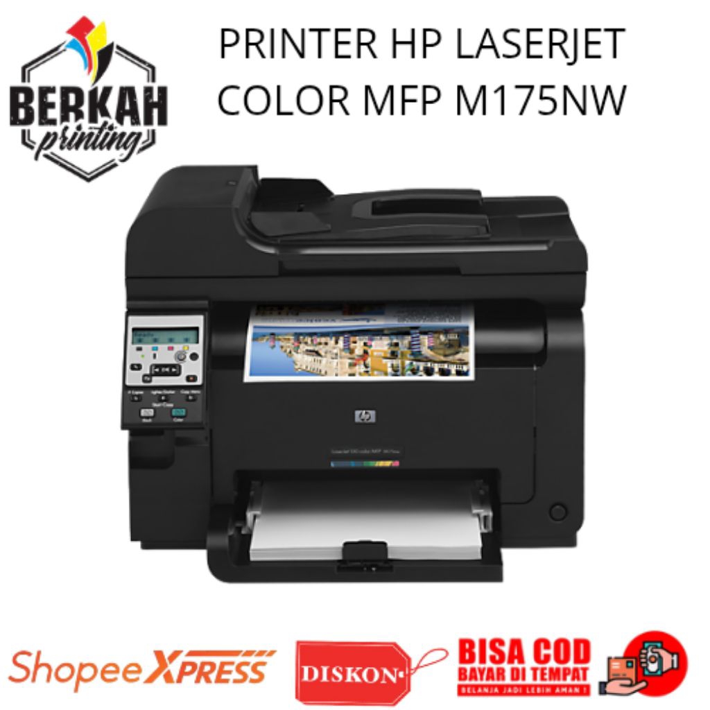 printer hp LaserJet pro 100 Mfp m175nw color wifi
