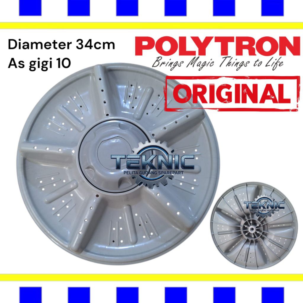 PULSATOR POLYTRON 9KG MESIN CUCI 2 TABUNG PWM9072 PWM9057 PWM9076 PWM9358 PWM9366 PWM9369 ORI