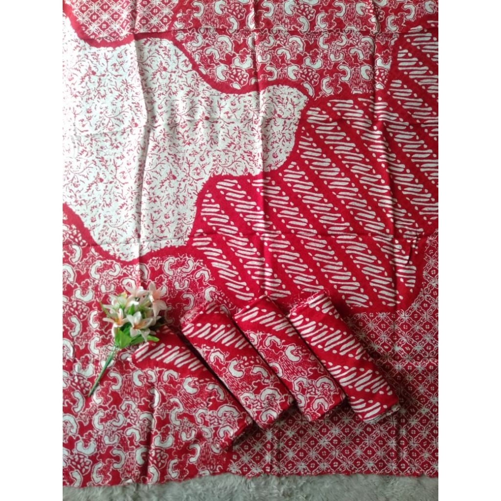 KAIN BATIK PULAUAN BAHAN VISCOSE SEMI SUTRA TERMURAH BATIK CIREBON