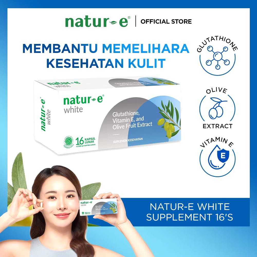 [NEW]NATURE WHITE GLUTATION / NATURE E WHITE 16 kapsul