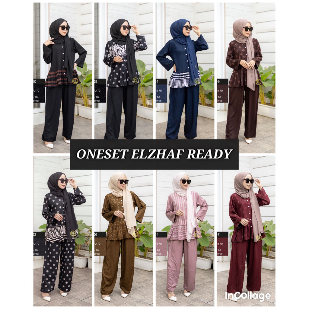 ELZHAF BATIK | ONESET ELZHAF | DRESS TWILL ORI BY ELZHAF BATIK