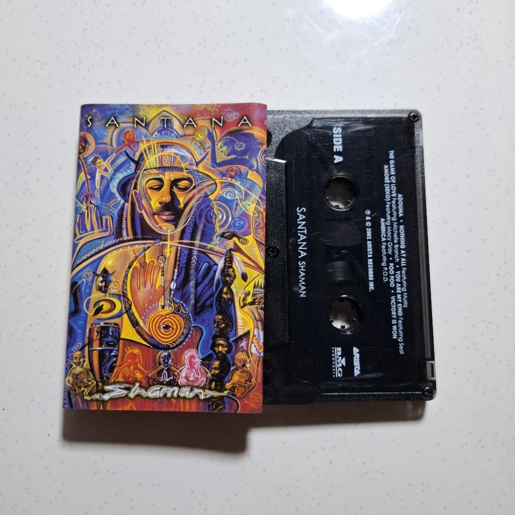 Kaset Pita Musik Santana - Shaman