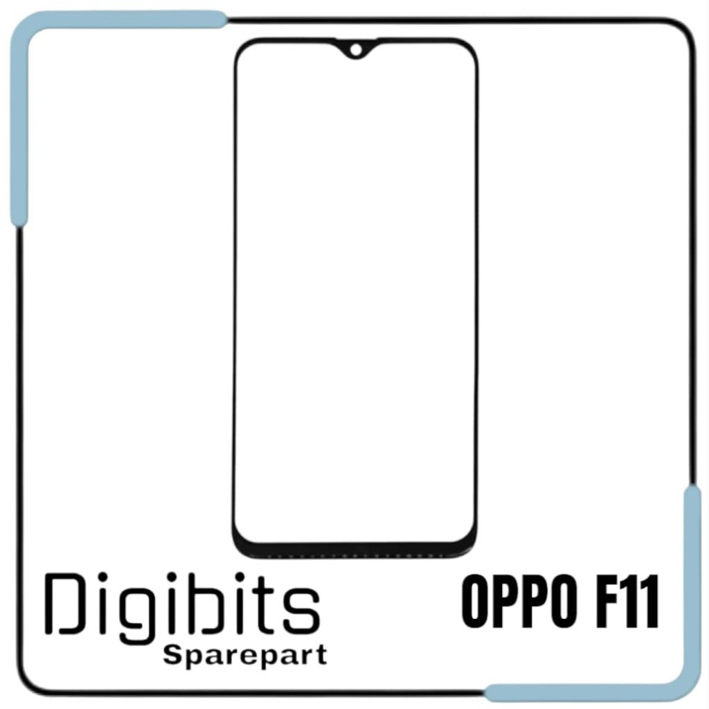 Kaca Depan LCD Touchscreen Oppo F11 Glass LCD + Lem OCA