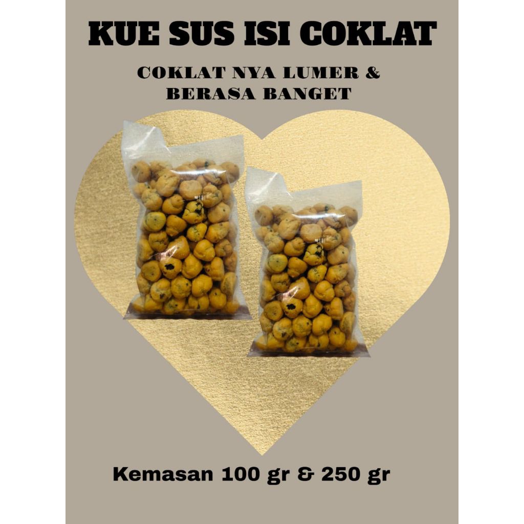 KUE SOES COKLAT 100 gr