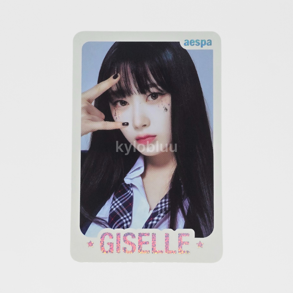 [READY] PHOTOCARD PC OFFICIAL AESPA GISELLE TC TRADING CARD CONCEPT KONSEP MY WORLD MW SPICY VER C P