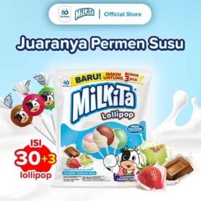 Milkita Permen Lolipop Susu Max Refill - Milk Candy