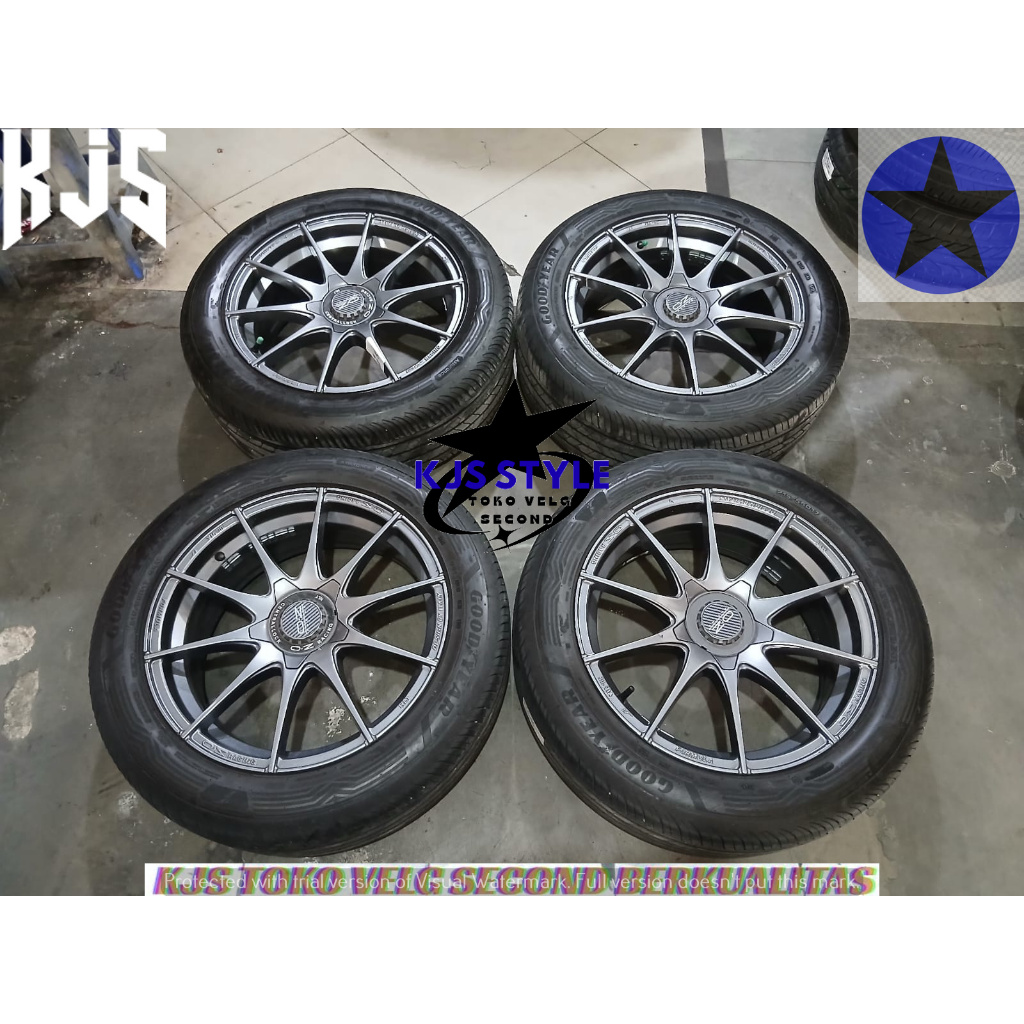 JUAL VELG RACING SECOND MODEL JDM OZ RACING RING 17 LEBAR 7.5 RATA COCOK BANGET BUAT HRV WRV CRV INN