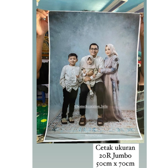 Cetak foto ukuran 14R sampai 20R Jumbo