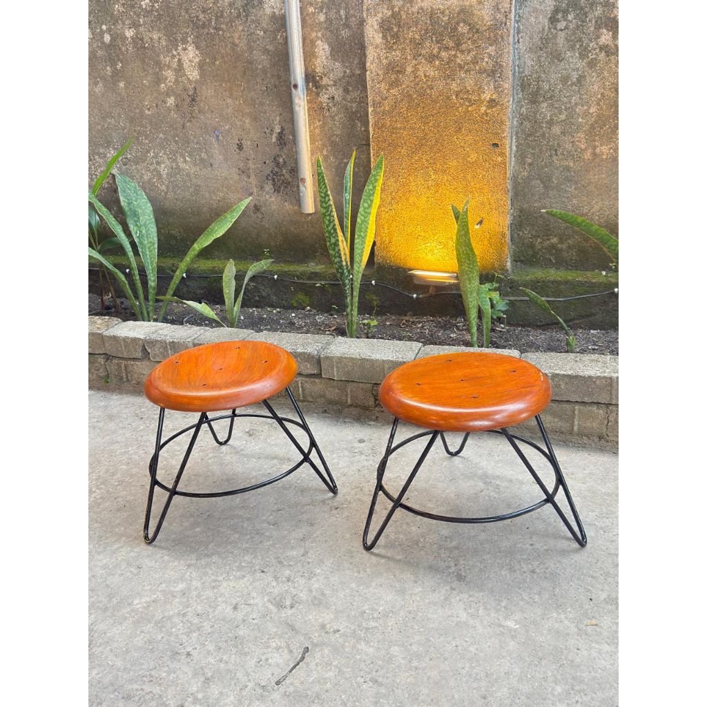 kursi kayu/kursi besi/kursi pendek/kursi bakso