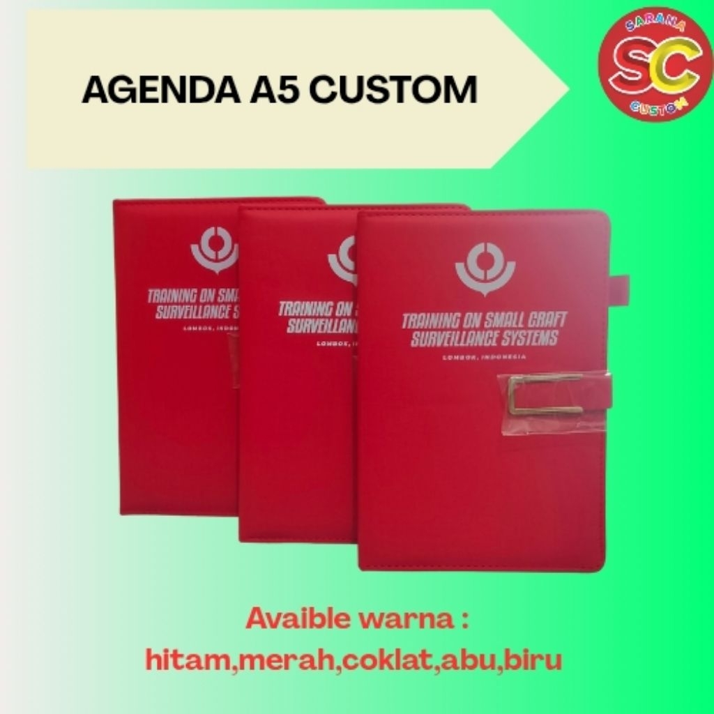 Buku agenda a5 custom/buku agenda a5/buku agenda souvenir/notebook custom