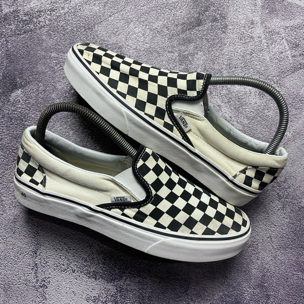 Vans Slip On Classic Checkerboard Second Original