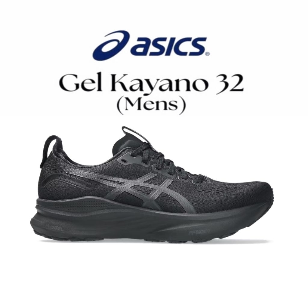 Asic Gell Kayano 32 Mens Running Black Black