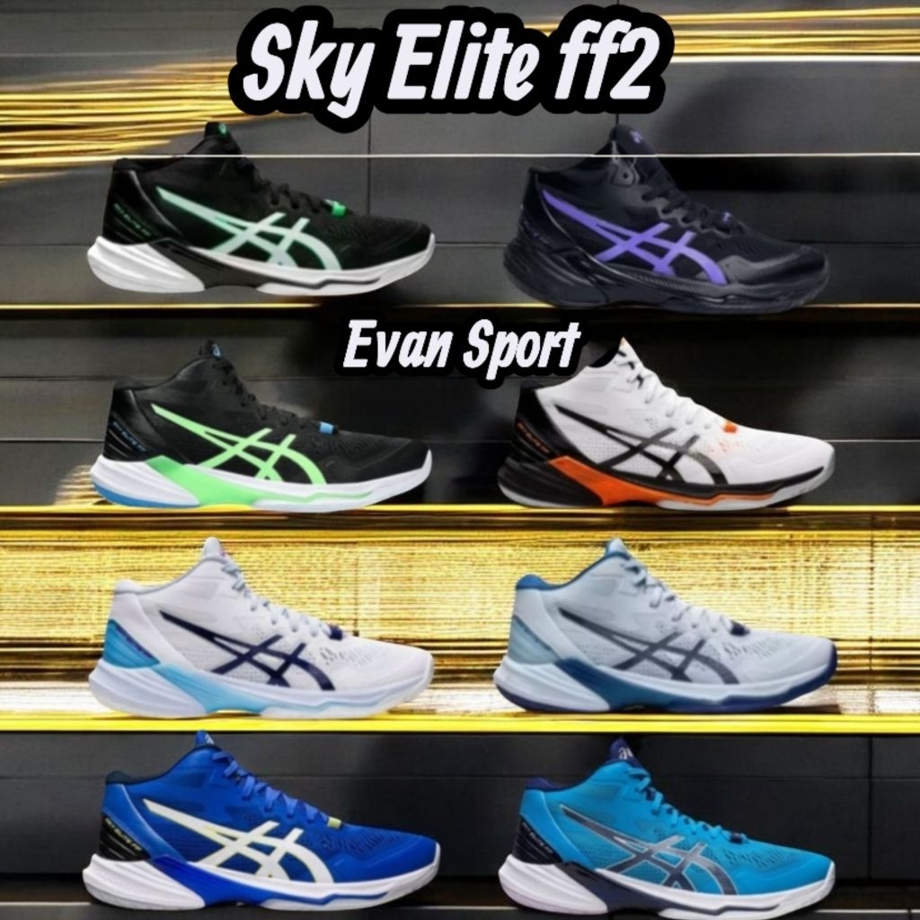 Sepatu Volleyball Sky elite ff2 Import Badminton Terbaru Sepatu Sneakers Wanita Sepatu Pria Volleyba