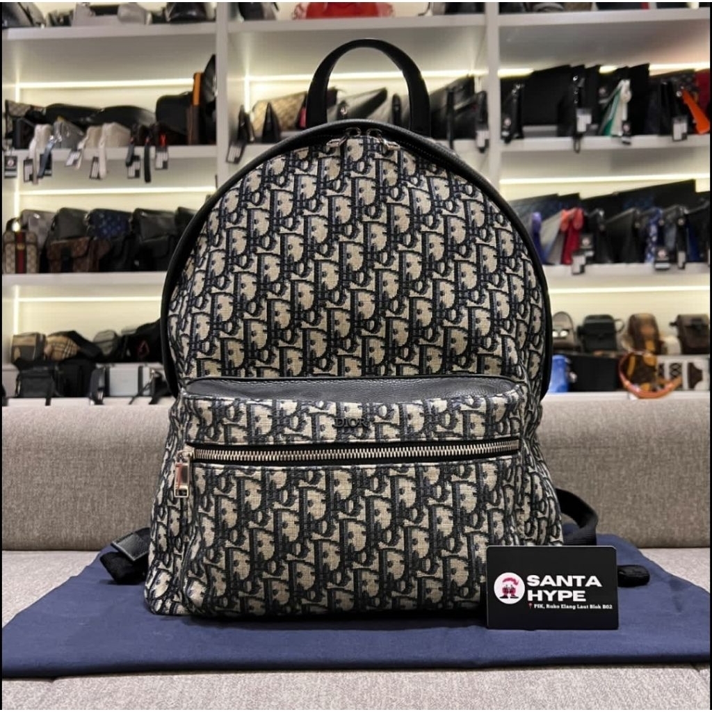 Dior Oblique Logo Backpack