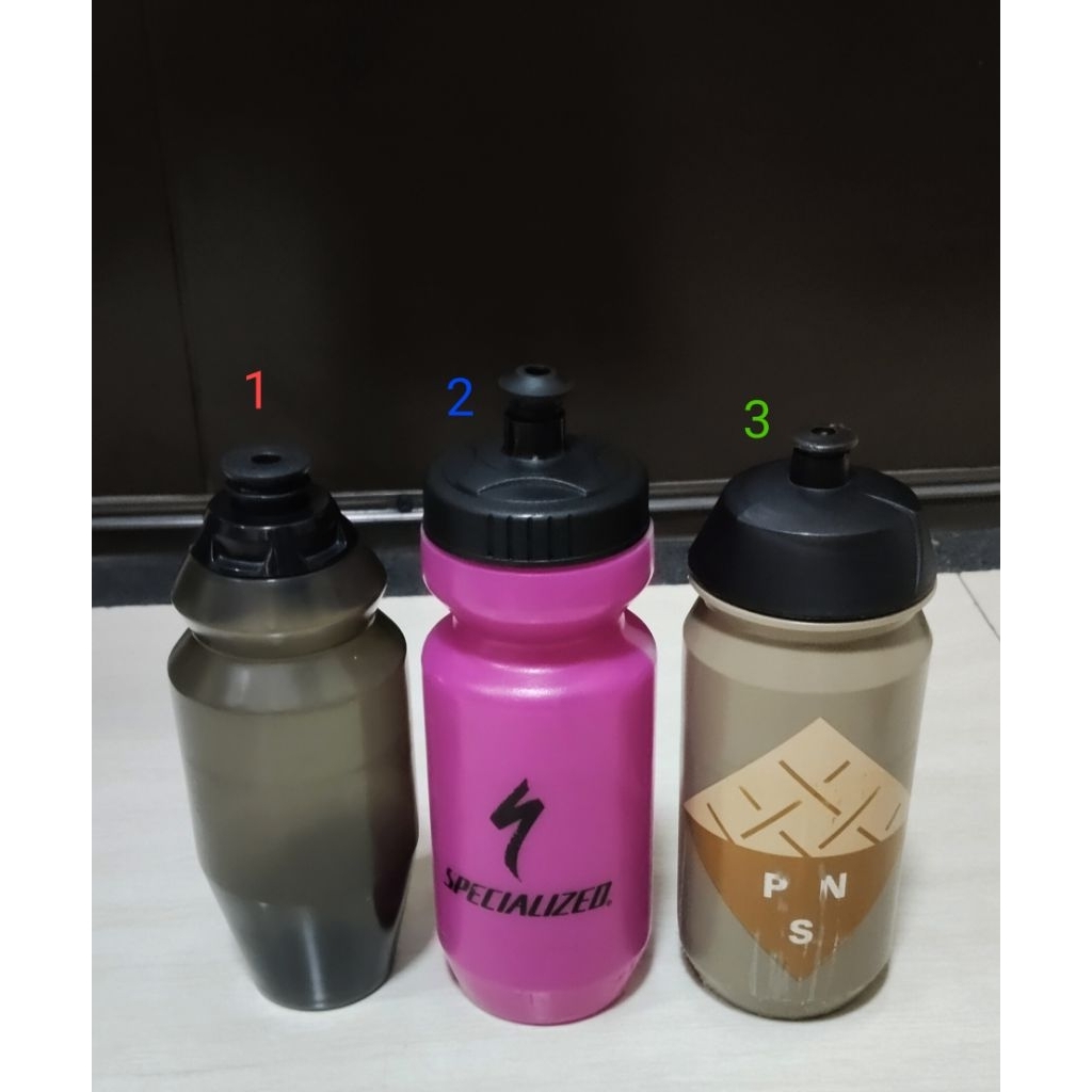 Bidon Sepeda campur merk isi 500ml , bidon Pns no 3 SOLD