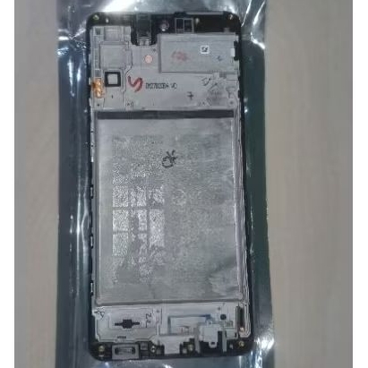 Lcd touchscreen Frame Samsung Galaxy M51 M515 minus Retak glass Ori