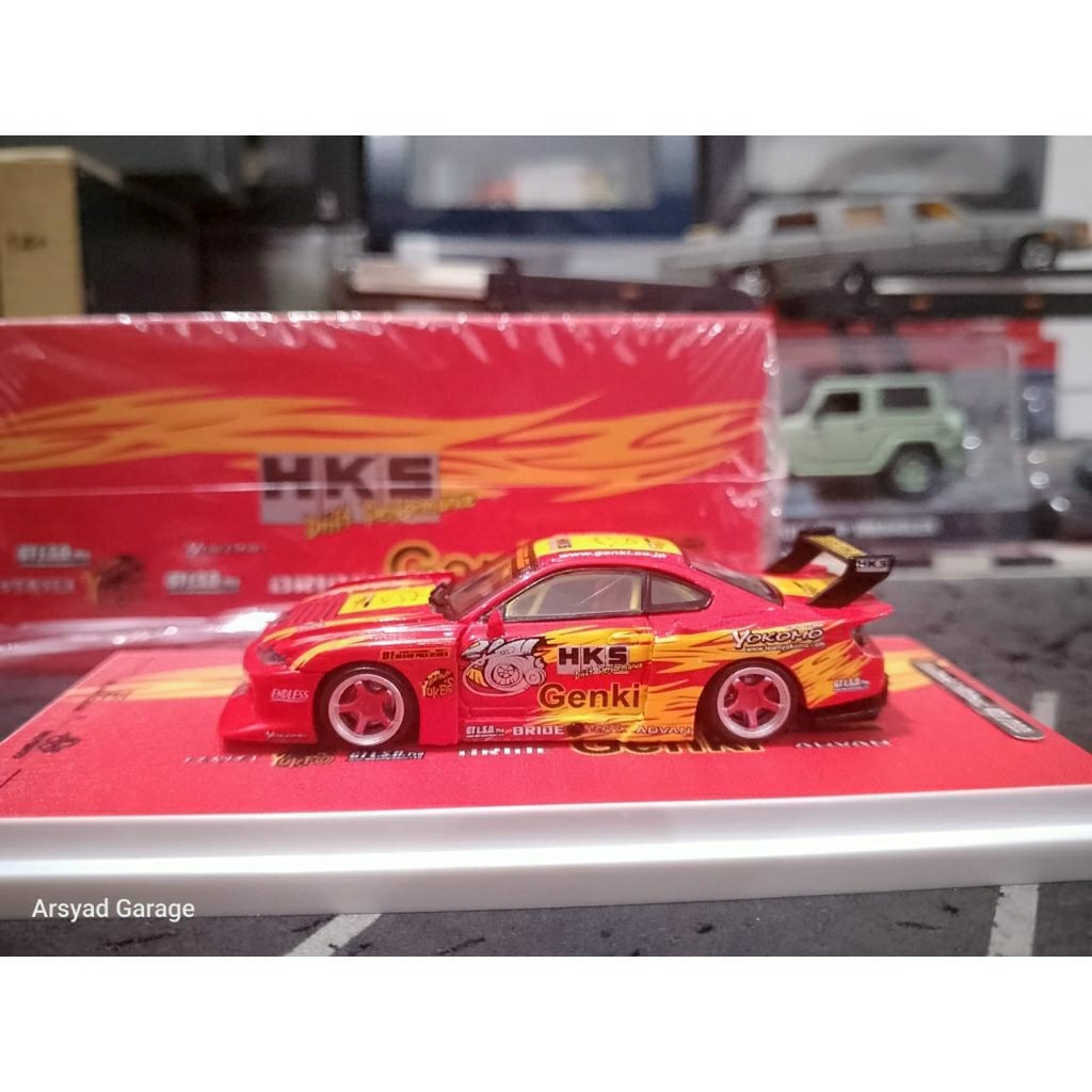 Diecast Supcar Nissan Silvia S15 HKS Genki