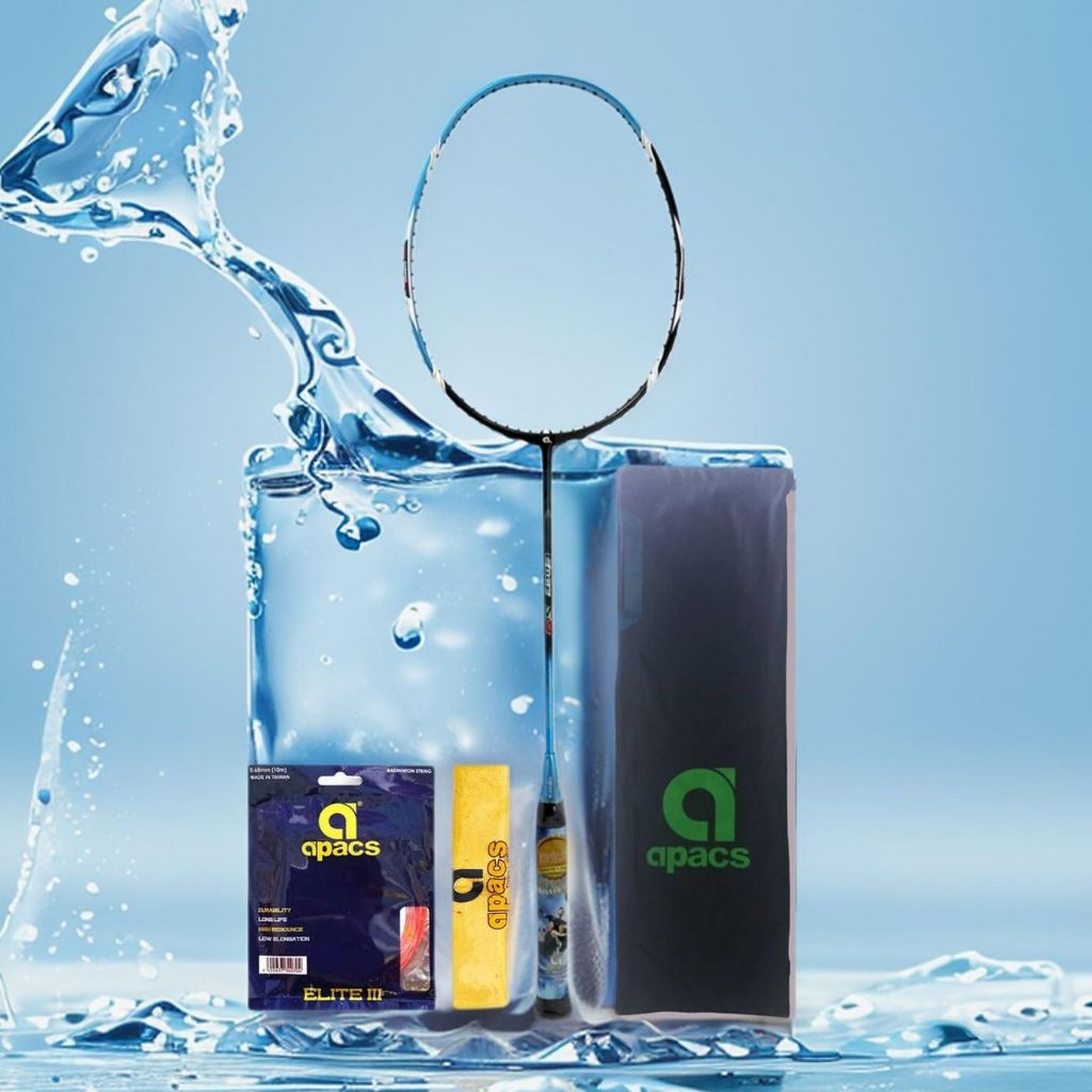 Raket Badminton Apacs Saber Edge S9 S10 Bonus Komplit