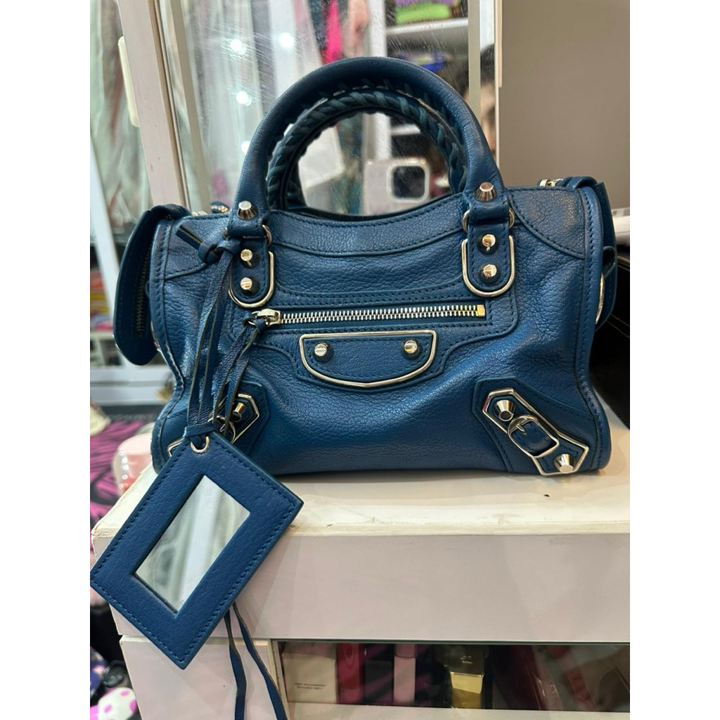 Preloved Balenciaga City Mini Blue