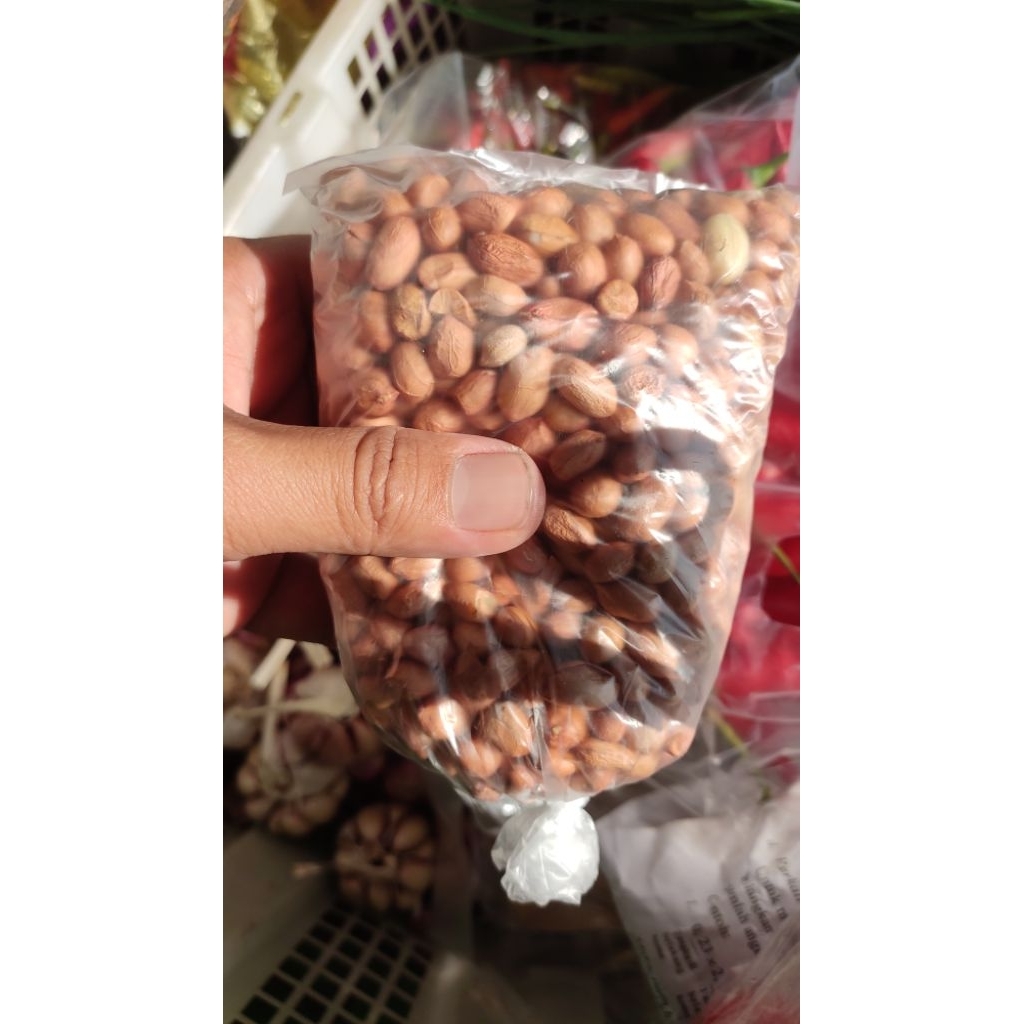 kacang kupas mentah