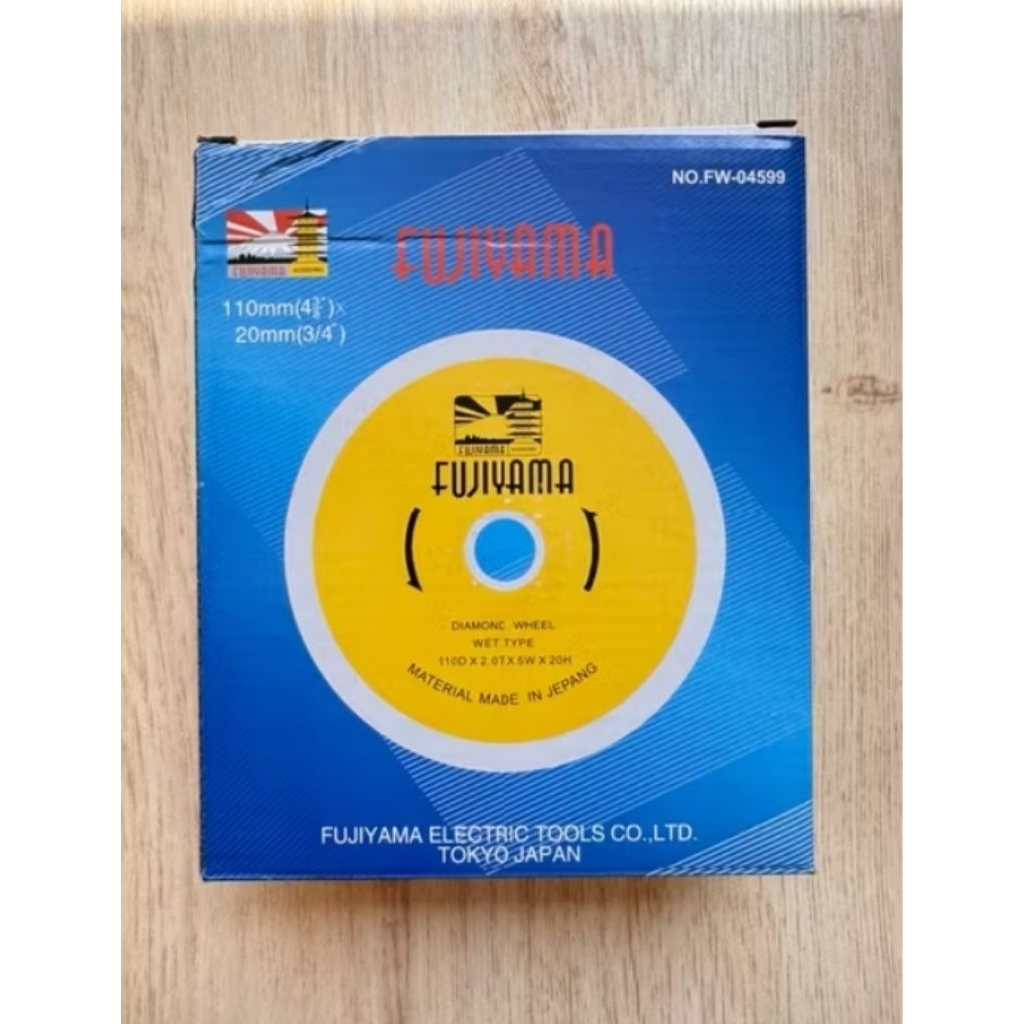 Diamond Wheel FUJIAMA/Mata Gerinda pemotong keramik BASAH