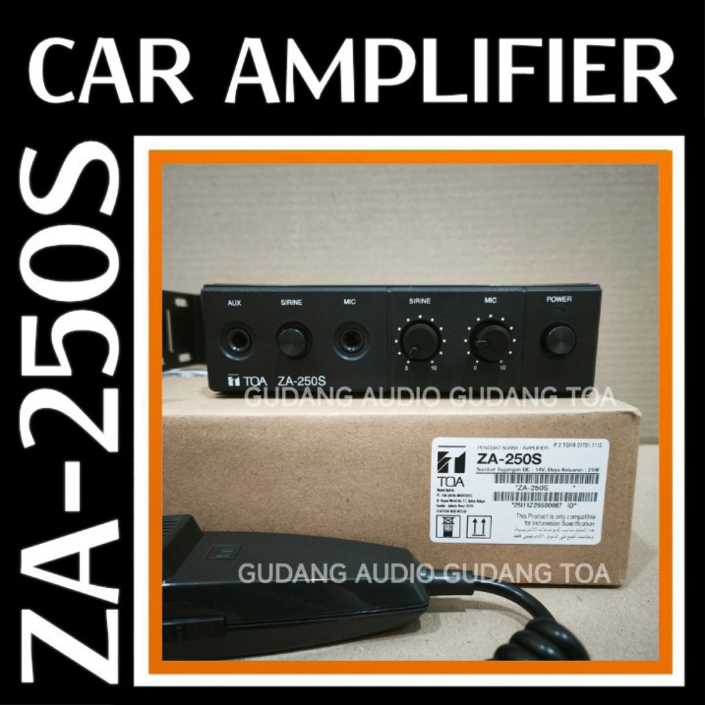 ZA-250S CAR AMPLIFIER ZA-250S AMPLI ZA 250 25 WATT