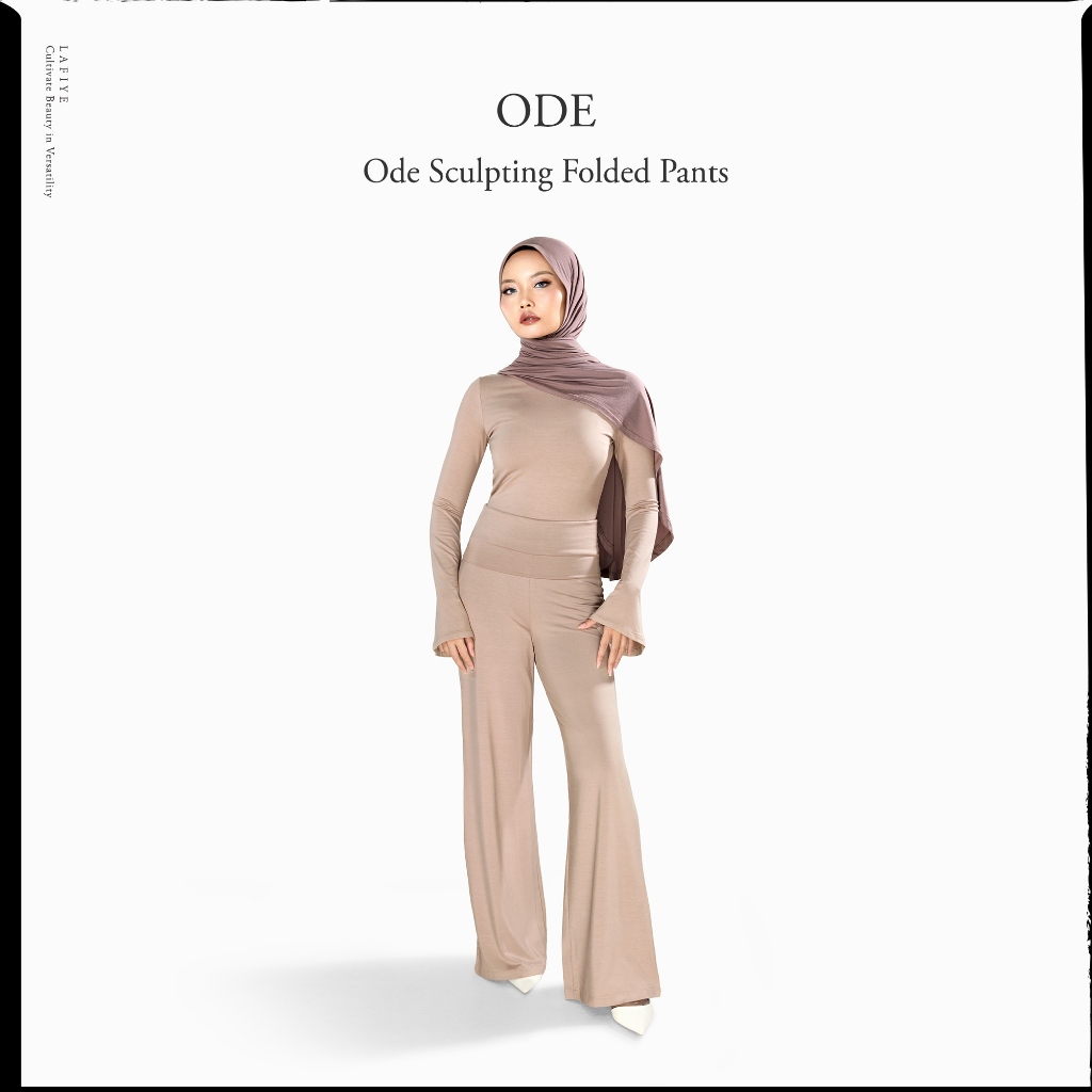 Lafiye - Ode Sculpting Folded Pants