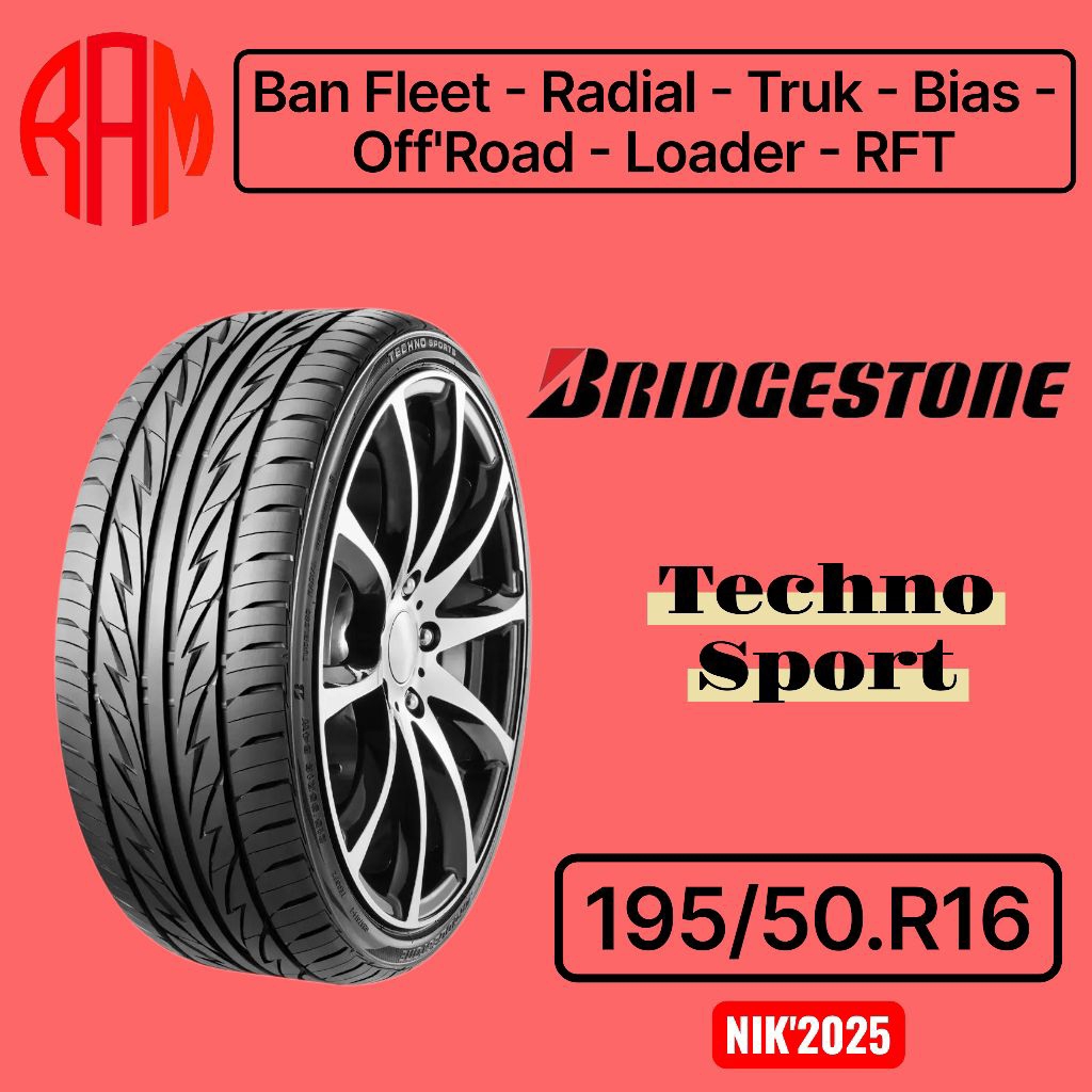 Ban Mobil Bridgestone Techno Sport 195/50.R16 84V