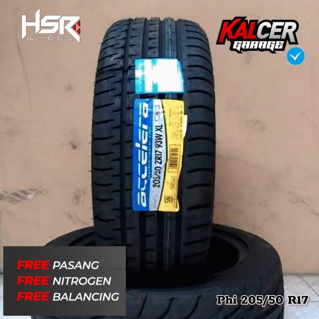 BAN MOBIL MERK ACCELERA PHI 205/50 RING 17