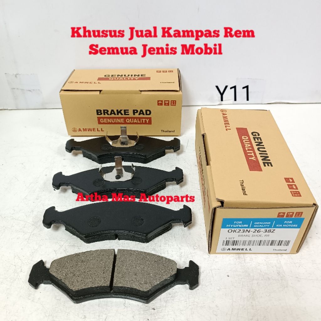 KAMPAS REM DEPAN KIA TIMOR SEPHIA BRAKE PAD TIMOR SEPHIA