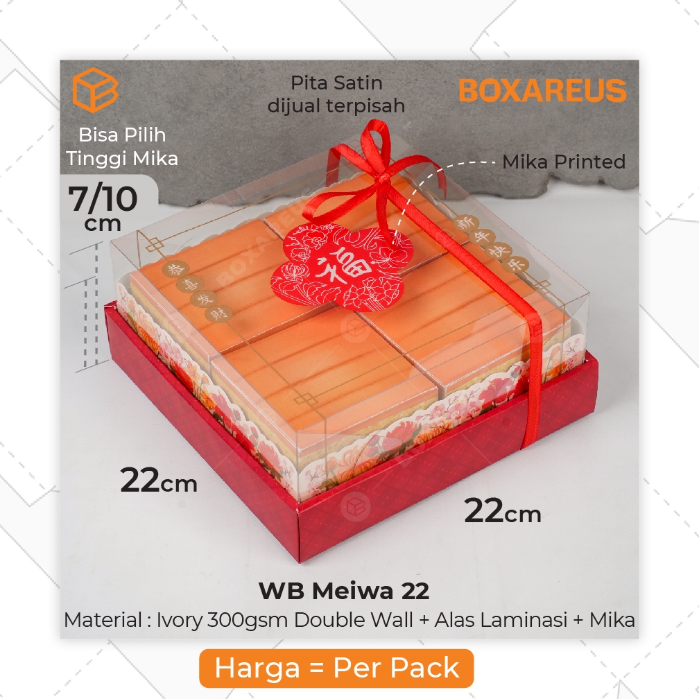HP - Box Imlek Hampers CNY Dus Lapis Legit Packaging Mika WB Meiwa 22