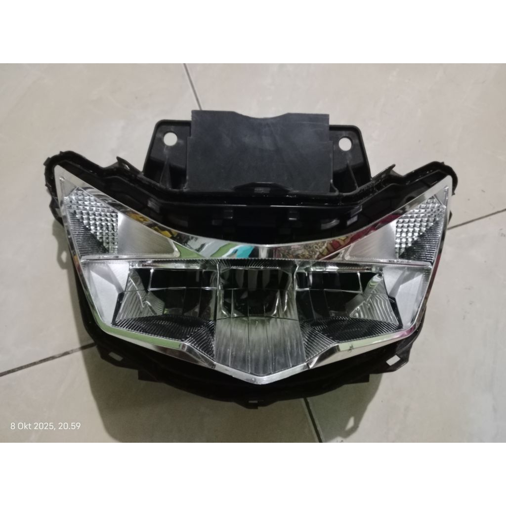 Lepekpetor lampu depan bit deluxe k1A coptan tanpa mika