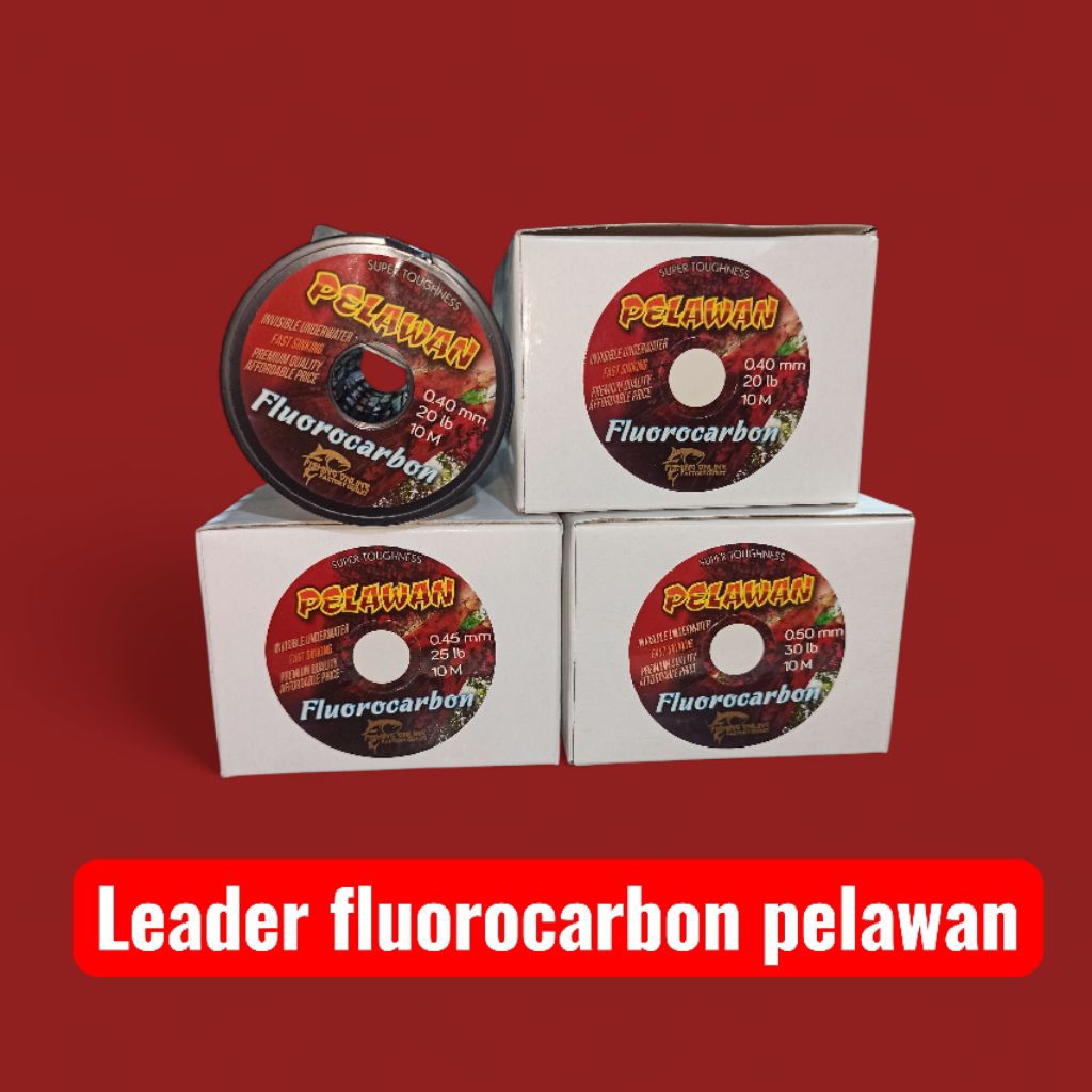 Senar leader fluorocarbon pelawan l senar leader anti kriting