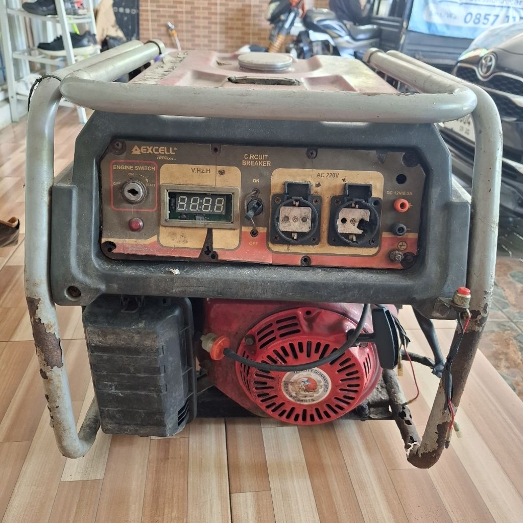 Bangkai genset excell mesin honda type SF2900DXE murah