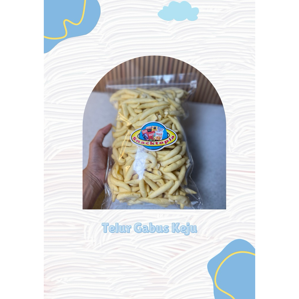 Telur Gabus Keju 500gr Murah Kiloan / Kue Telur Gabus 1/2 kg / Bidaran Keju kue Cendol